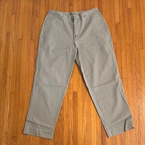 J.CREW RELAXED FIT 100% COTTON KHAKI CHINOS 40 x 34